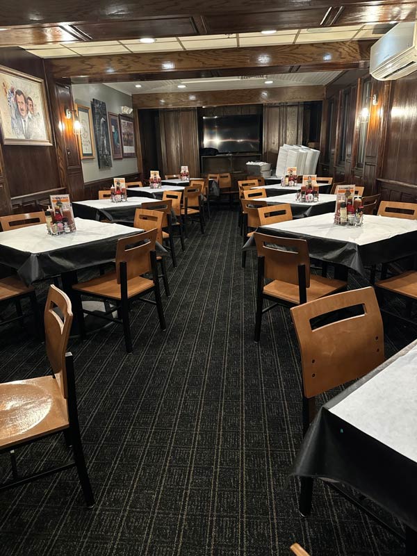 Private Dining Room at TJ Ribs