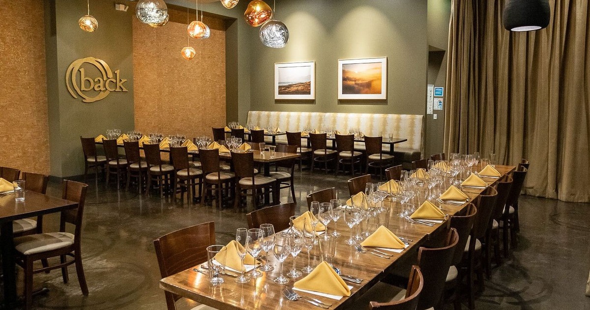Back Bistro private dining 2