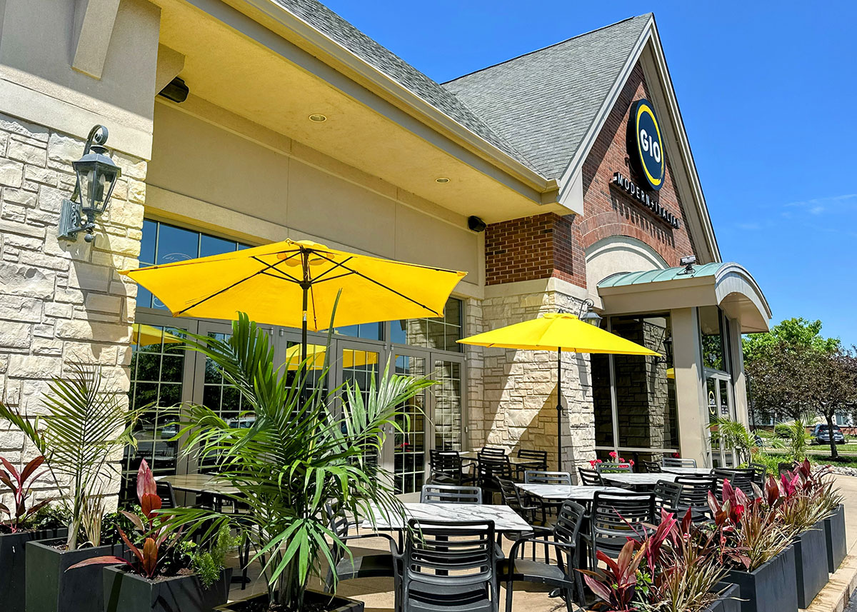 Patio at GIO Modern + Italian
