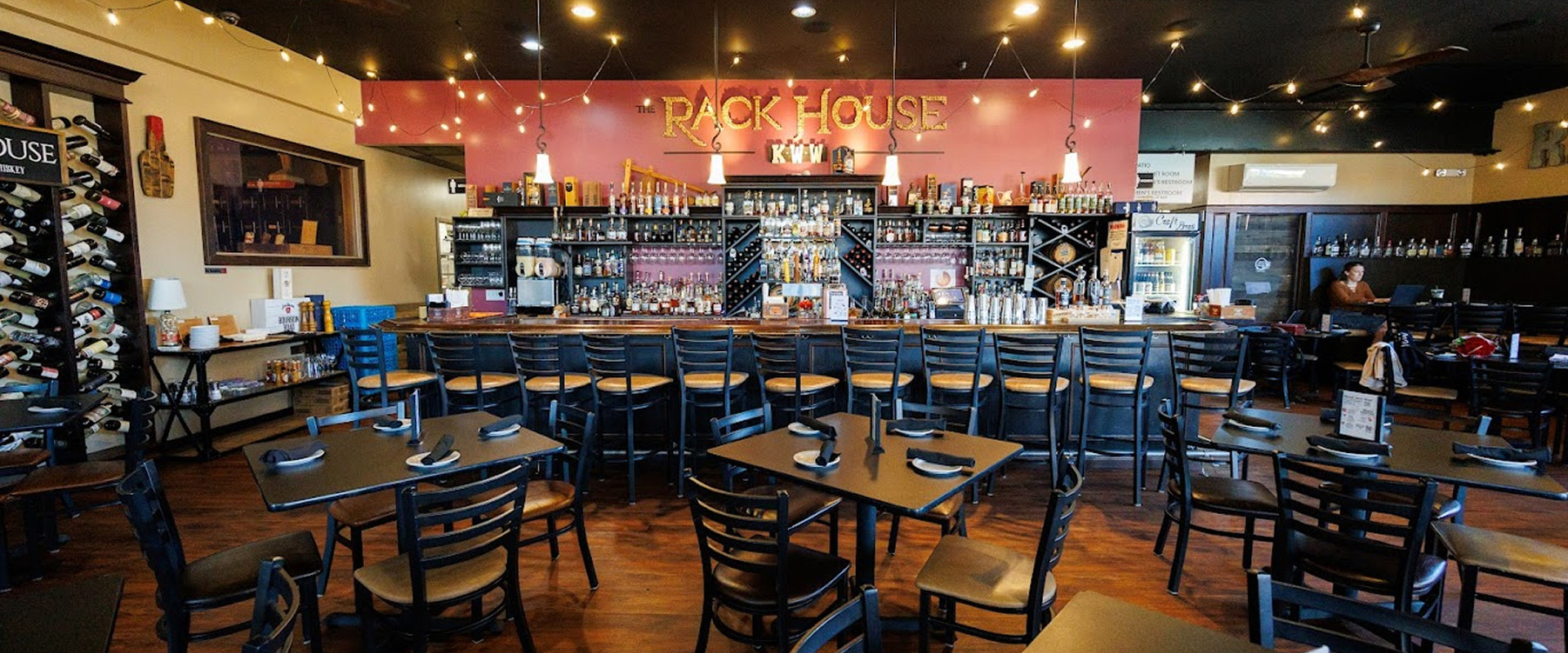 The Rack House Kitchen Wine Whiskey private dining 2