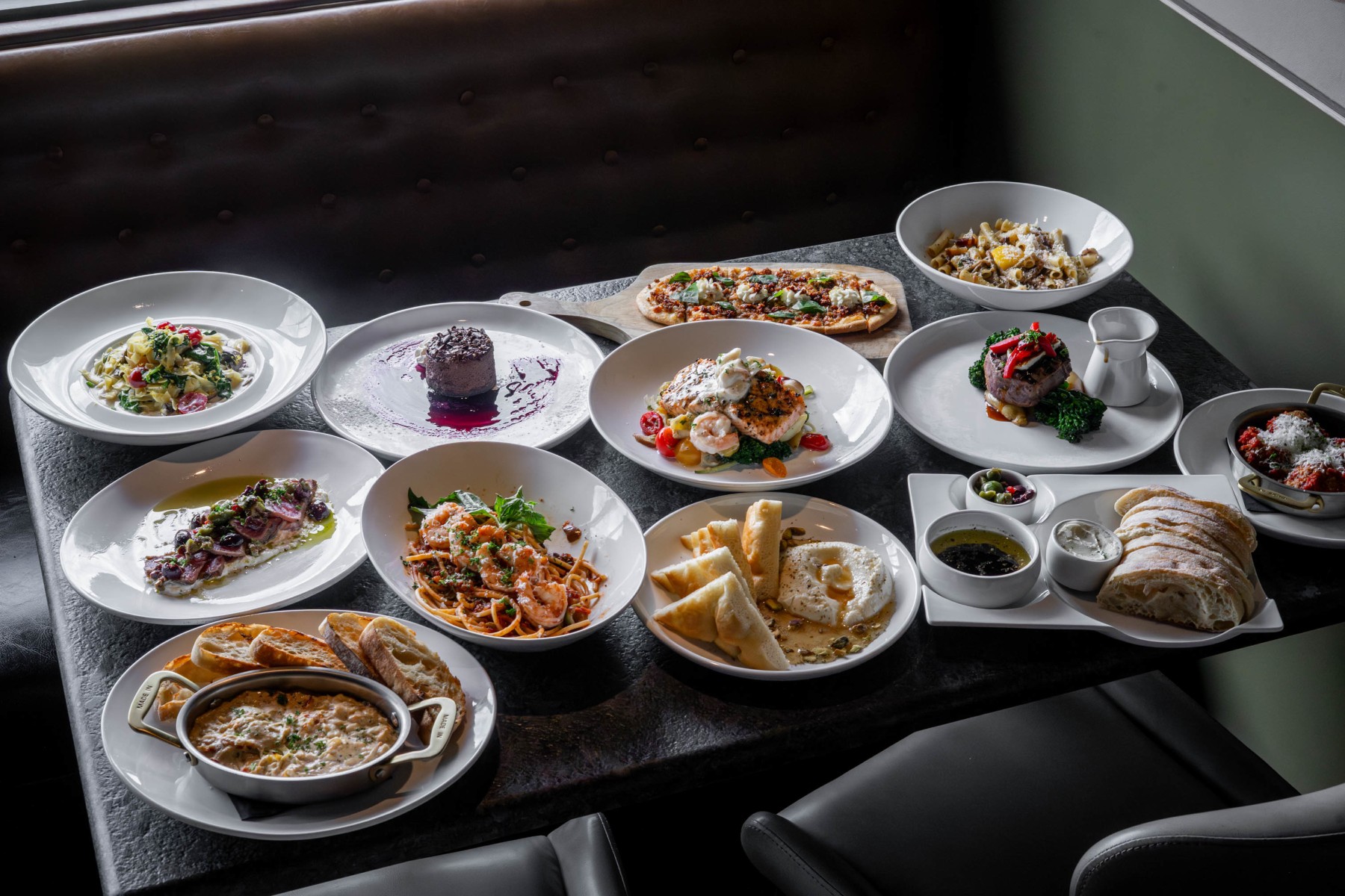 Second-floor al fresco patio at Otto and Blue