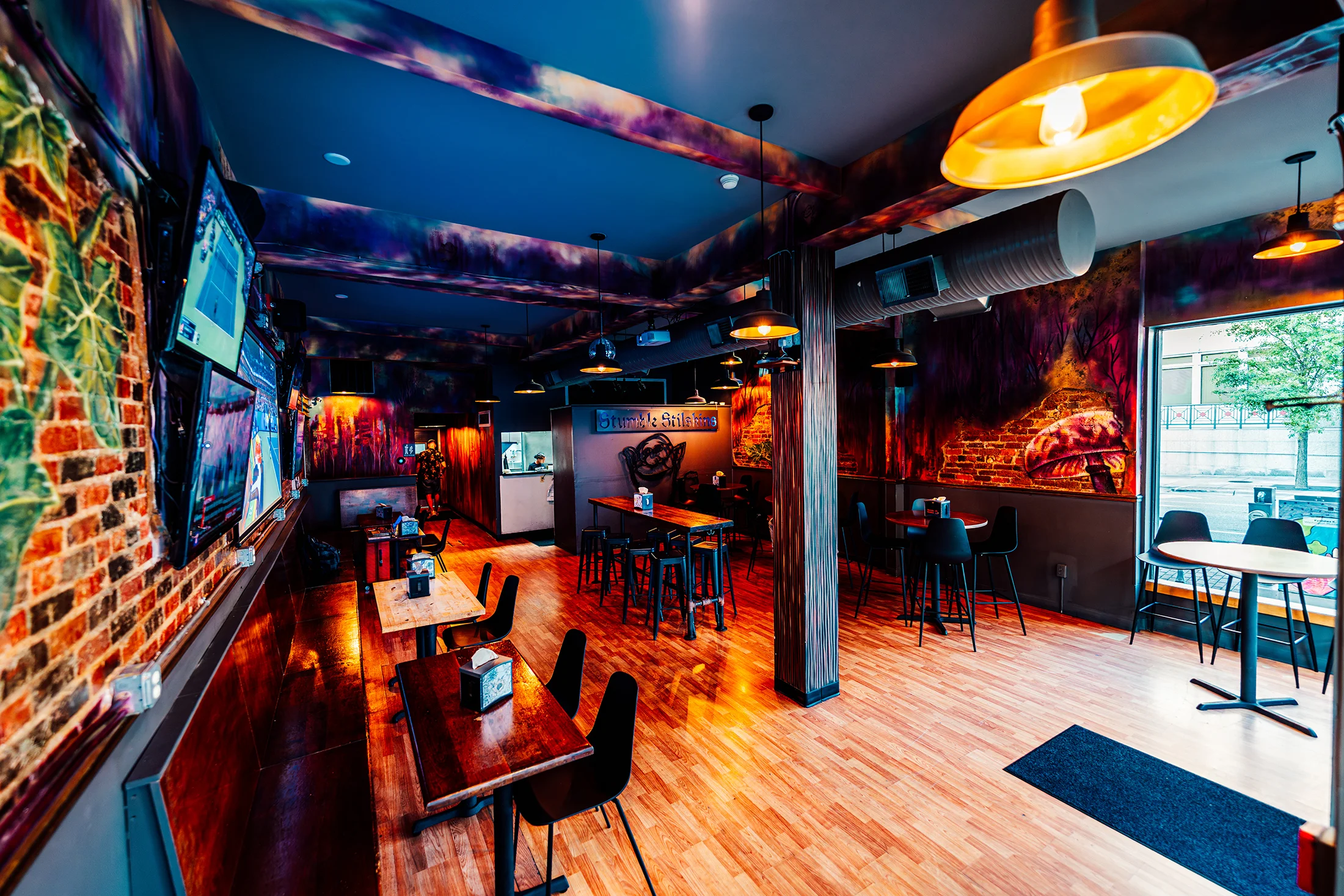 Private event area at Stumble Stilskins