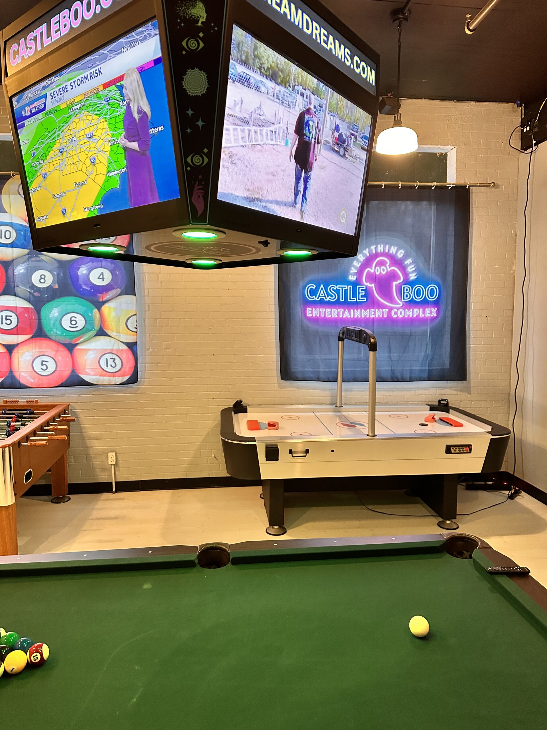 Private Game Room at Spooky's Bar & Grill