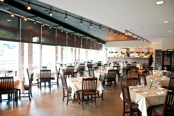 Bar area at Meridian Restaurant