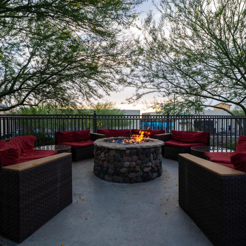 Patio at The Overpour