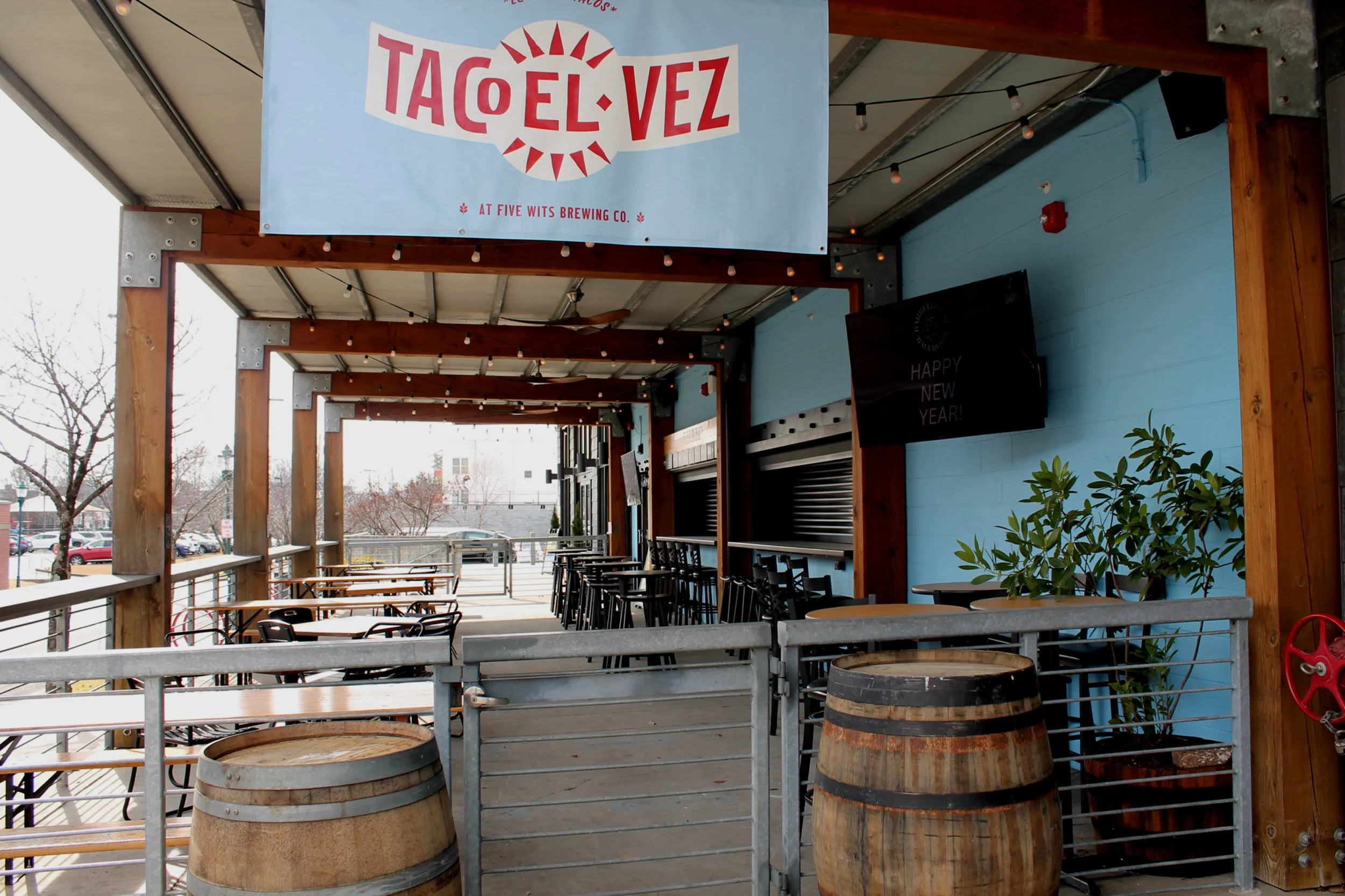 Long Street Patio at Five Wits Brewing Company