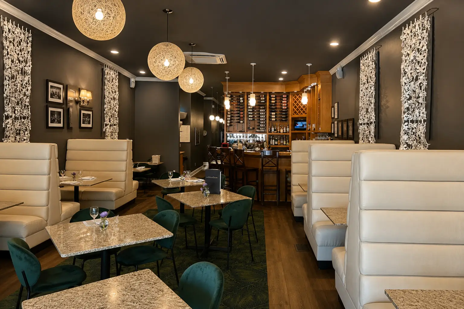 Private dining room at Heirloom