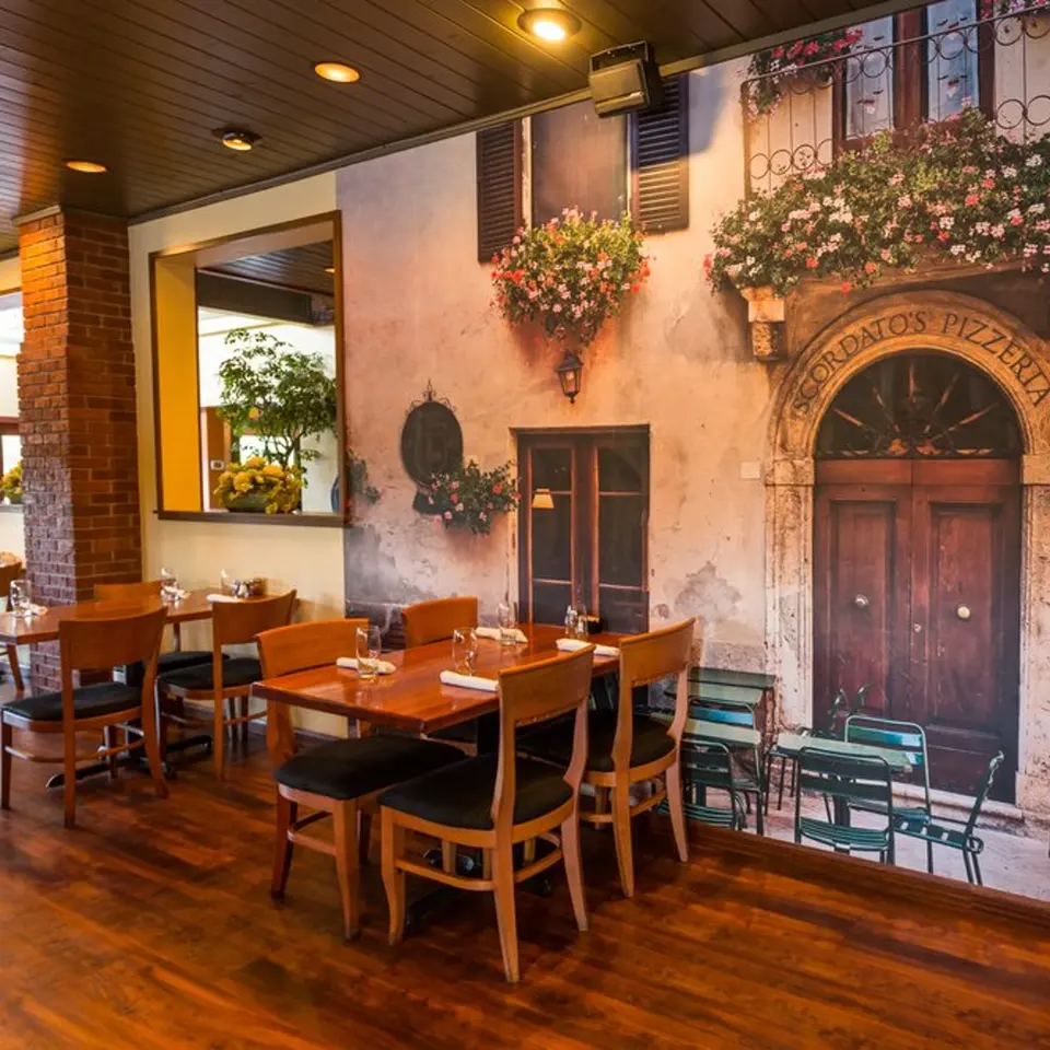 Private event space at Scordato's Pizzeria