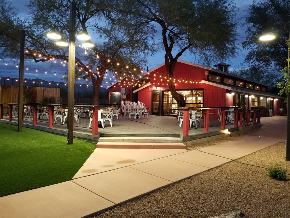 Barn event space at The Barnyard Crafthouse & Eatery