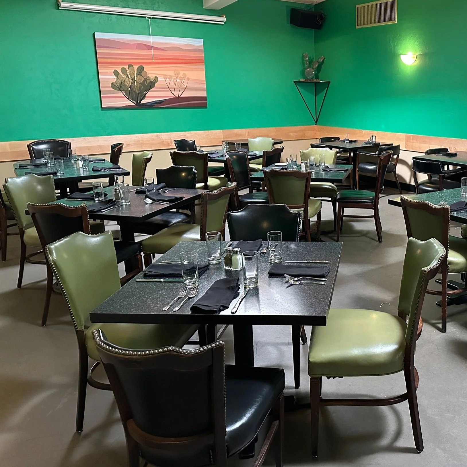Private dining room at Kingfisher