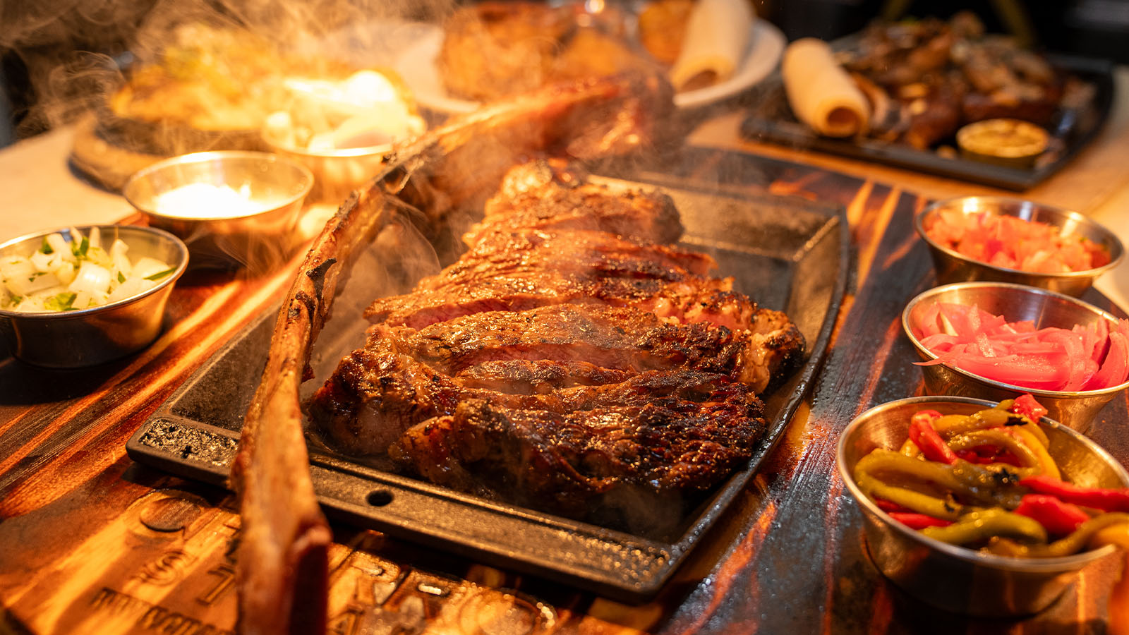 Private dining areas at Charro Steak