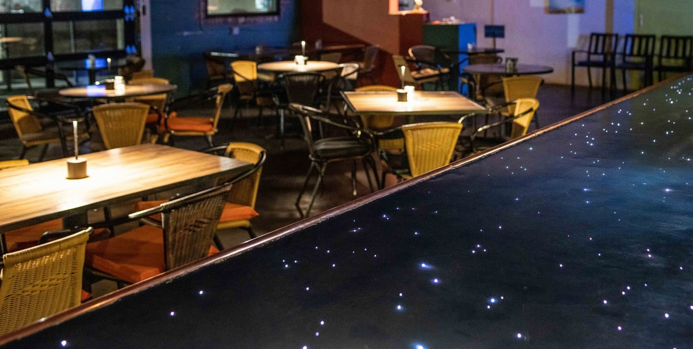 Private dining room at The Kosmos Restaurant