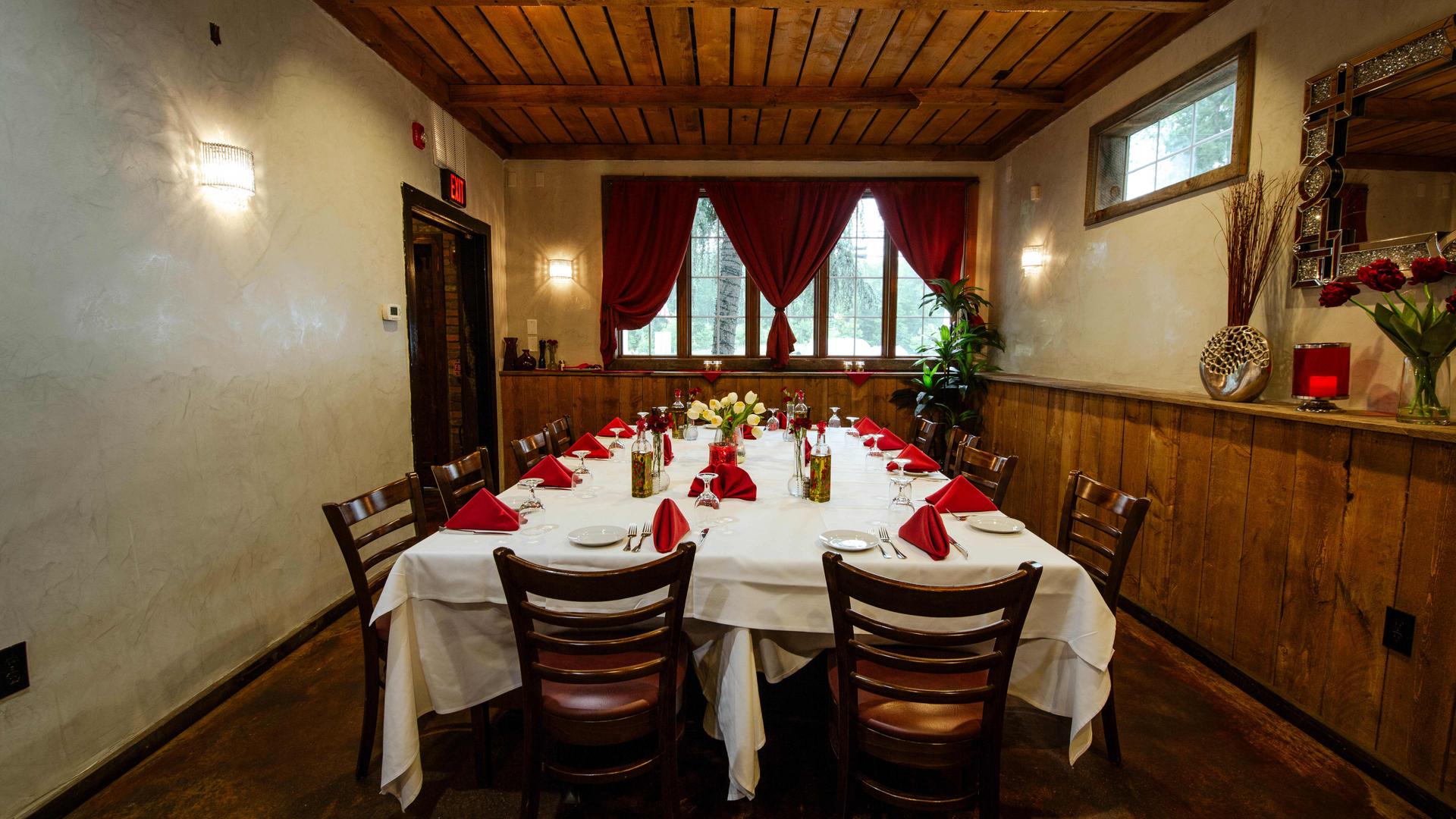 Private Room at Flames Restaurant