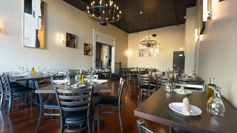 Dining Room at La Piazza Restaurant