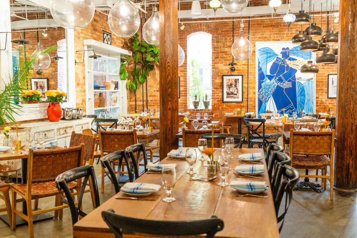 Group Dining at Nikos