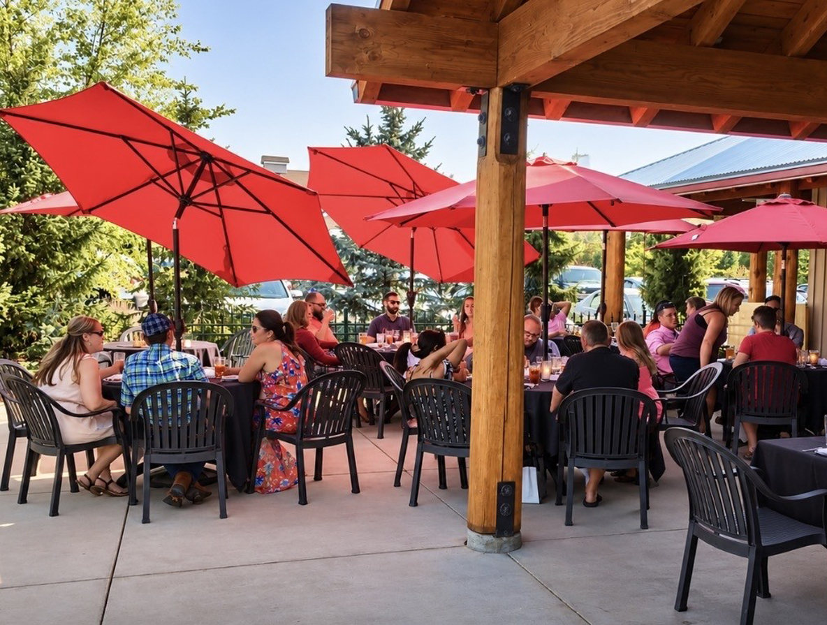 The South Patio at Sockeye Grill & Brewery