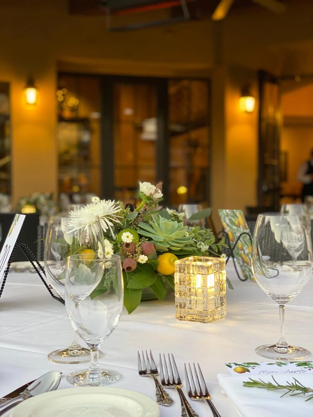 Entire restaurant inside at La Spiga Ristorante Italiano