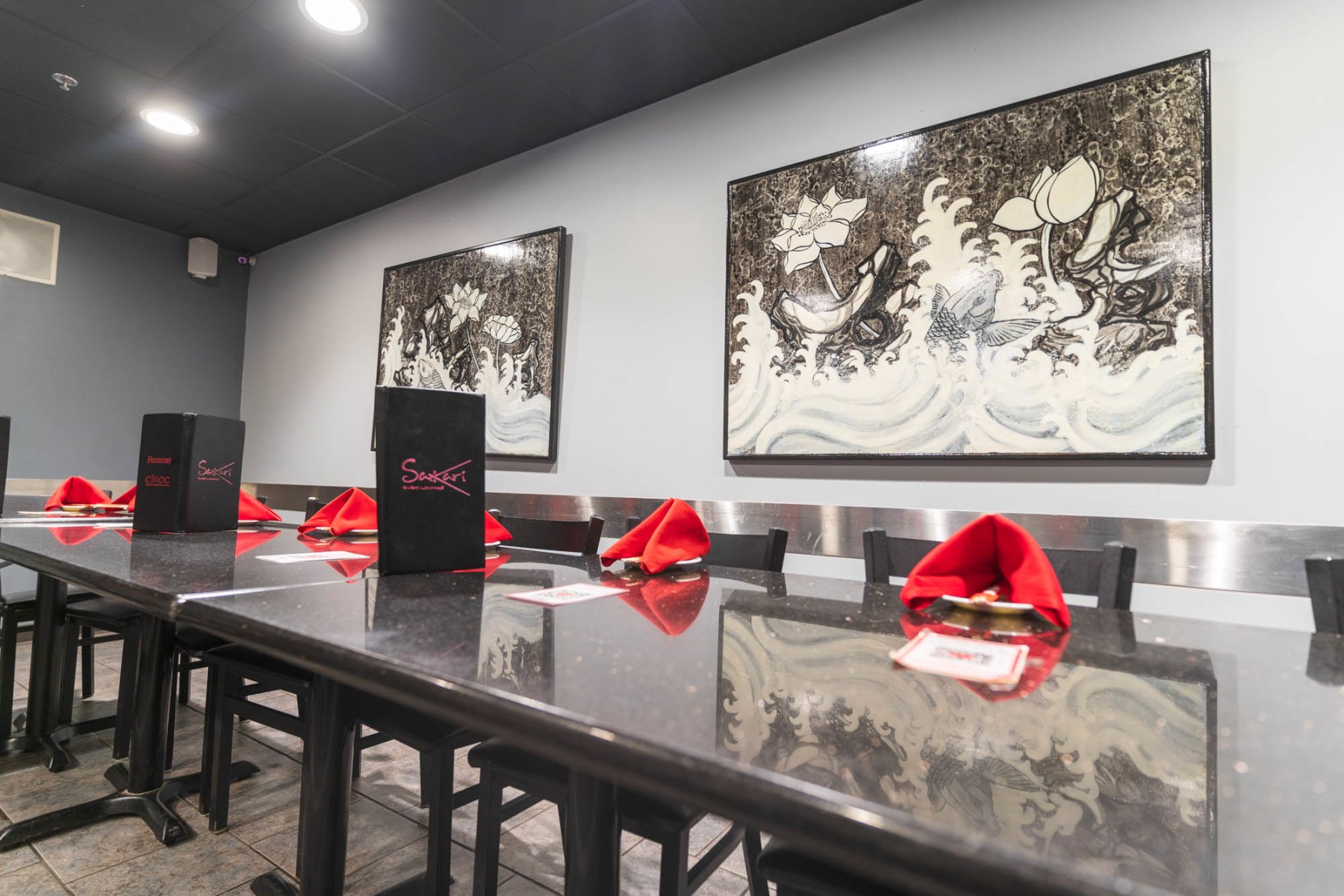 Private party room at Sakari Sushi Lounge