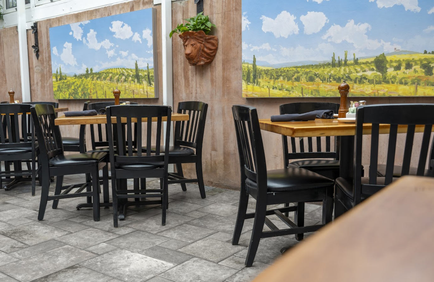 Indoor Patio at 411 West Italian Cafe