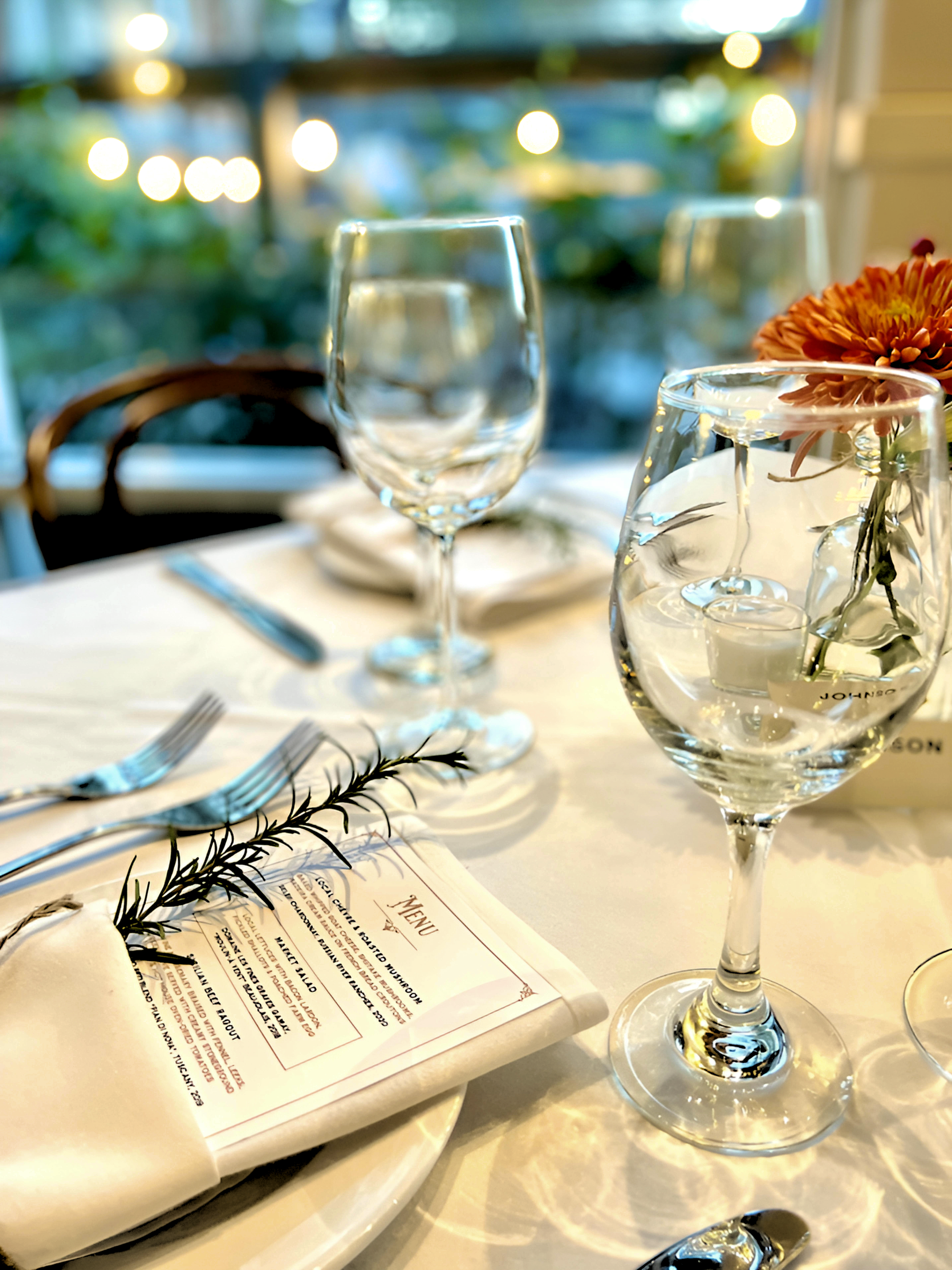 Eliza Restaurant private dining 5