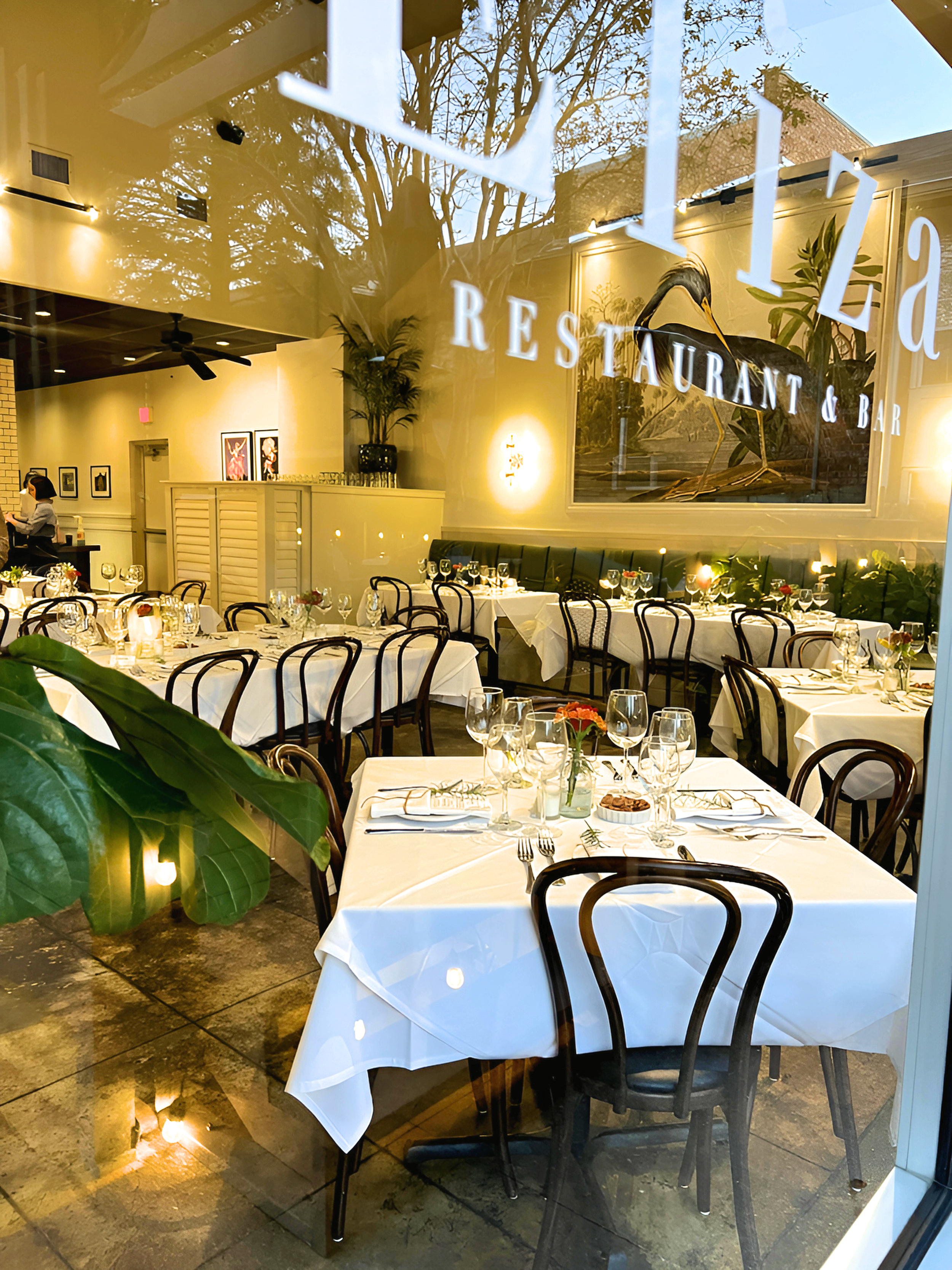 Private buyout (dining room & outdoor deck) at Eliza Restaurant