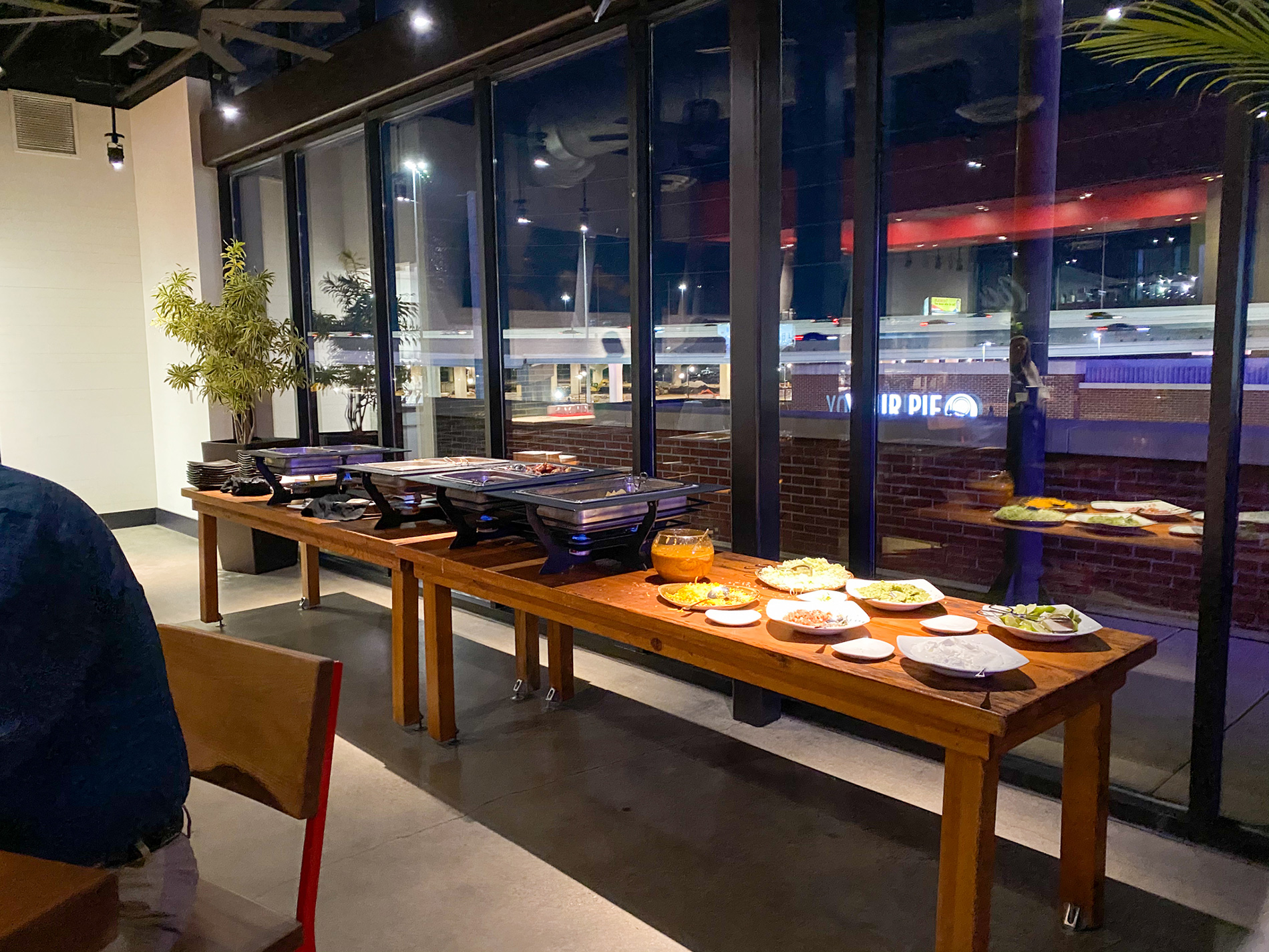 Multifunctional event space at Uptown Cantina