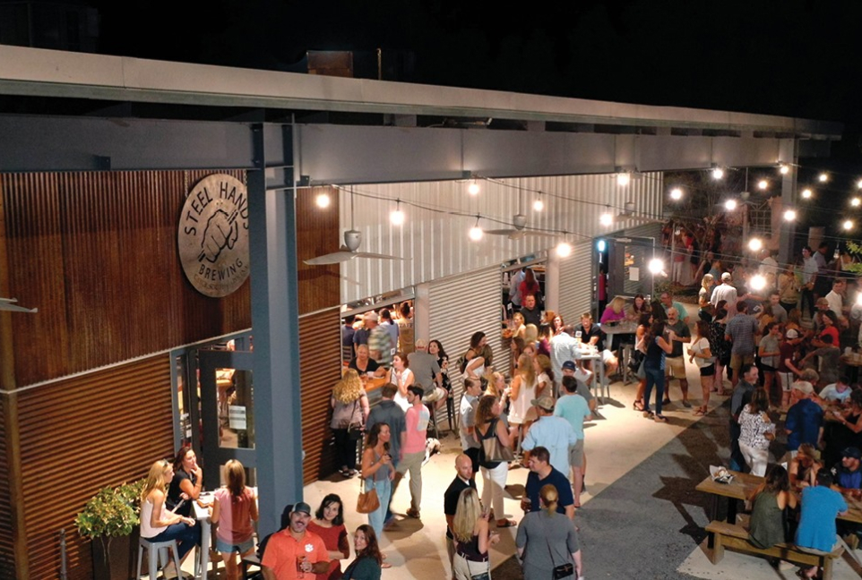 Steel Hands Brewing private dining 2