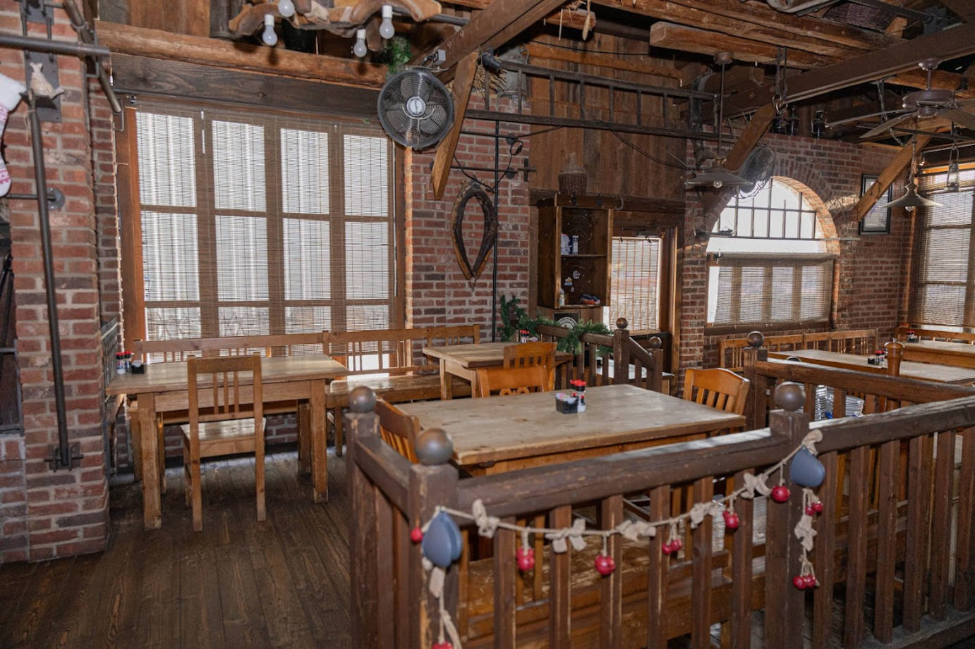 Banquet room at Gerhard's Cafe