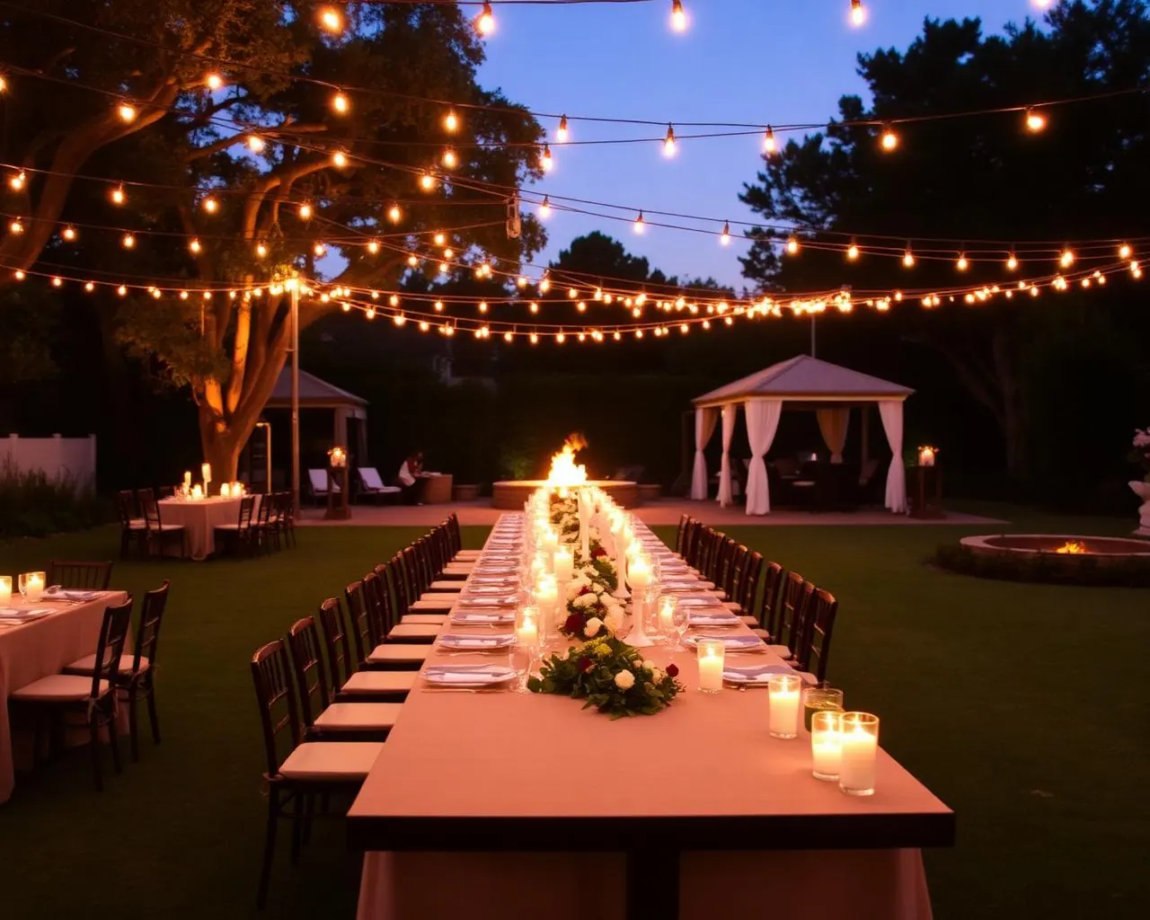 Indoor & outdoor event space at White Wine & Butter