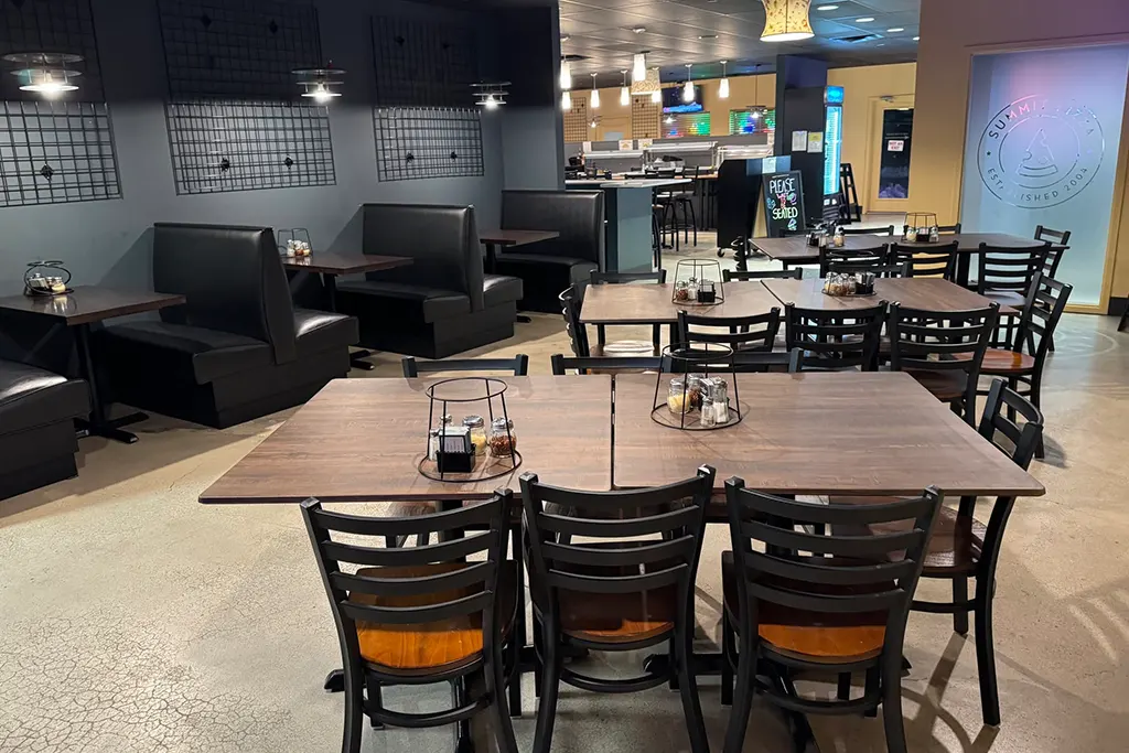 Summit Pizza private dining 3