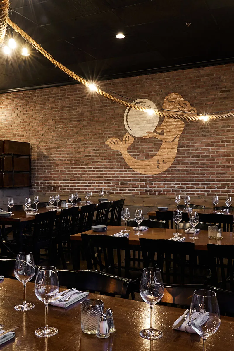 Private dining space at Pearl Tavern