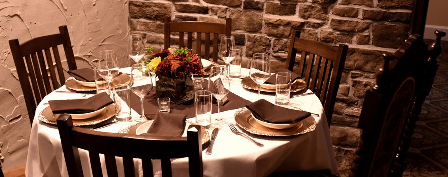 The Fireplace Room at Arlecchino Ristorante