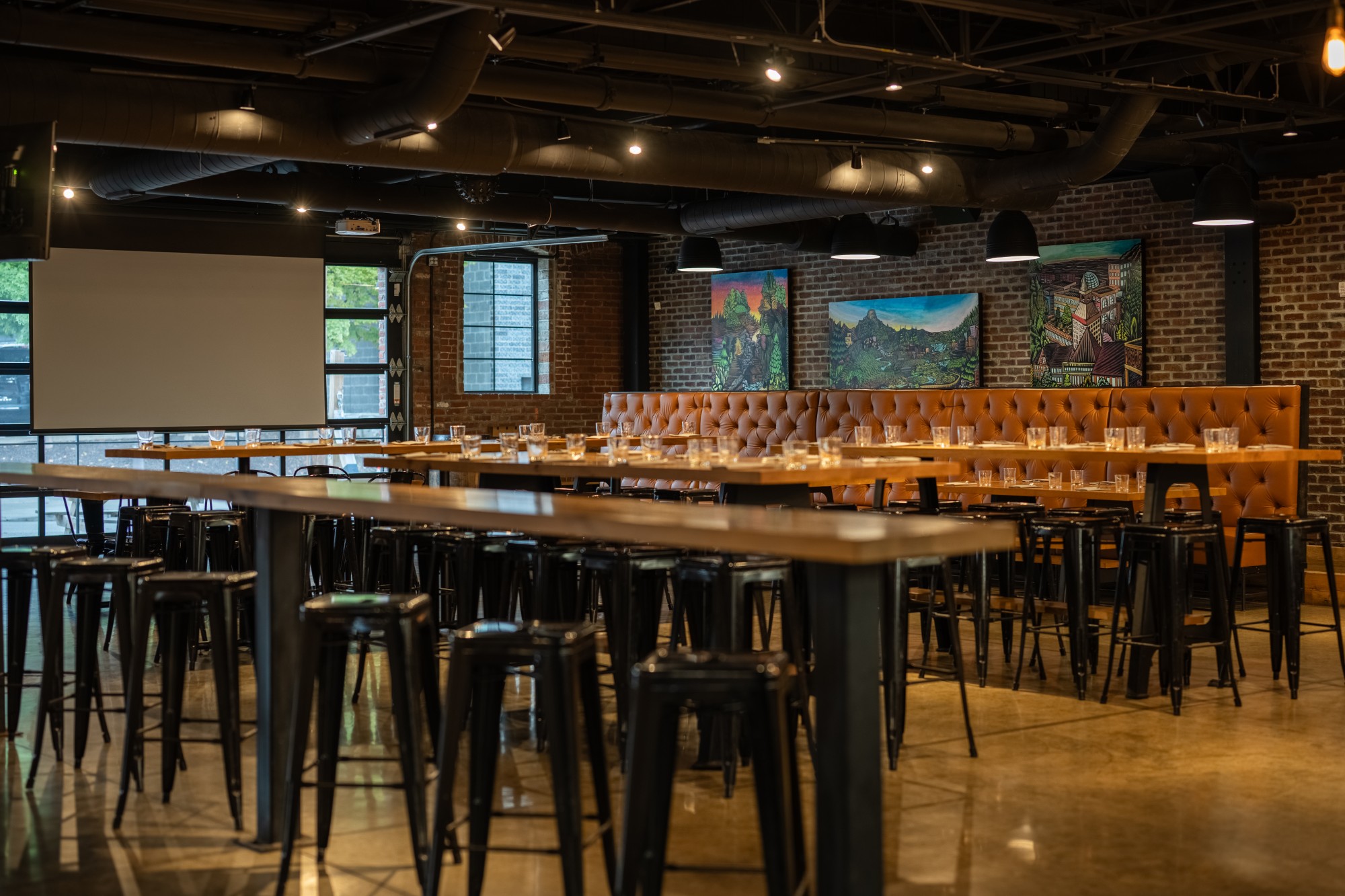 Cinderlands Warehouse private dining 4