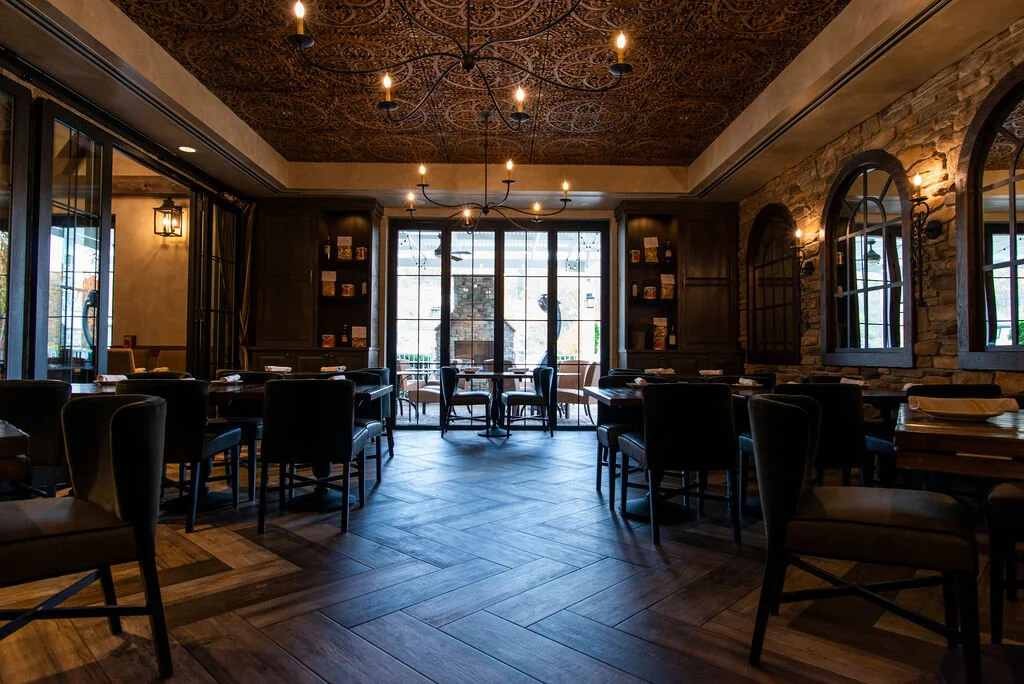 Private dining room at Il Pizzaiolo