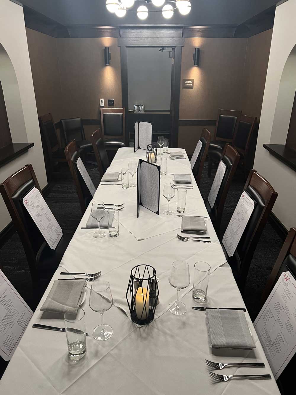 Nate's Chop House private dining 2