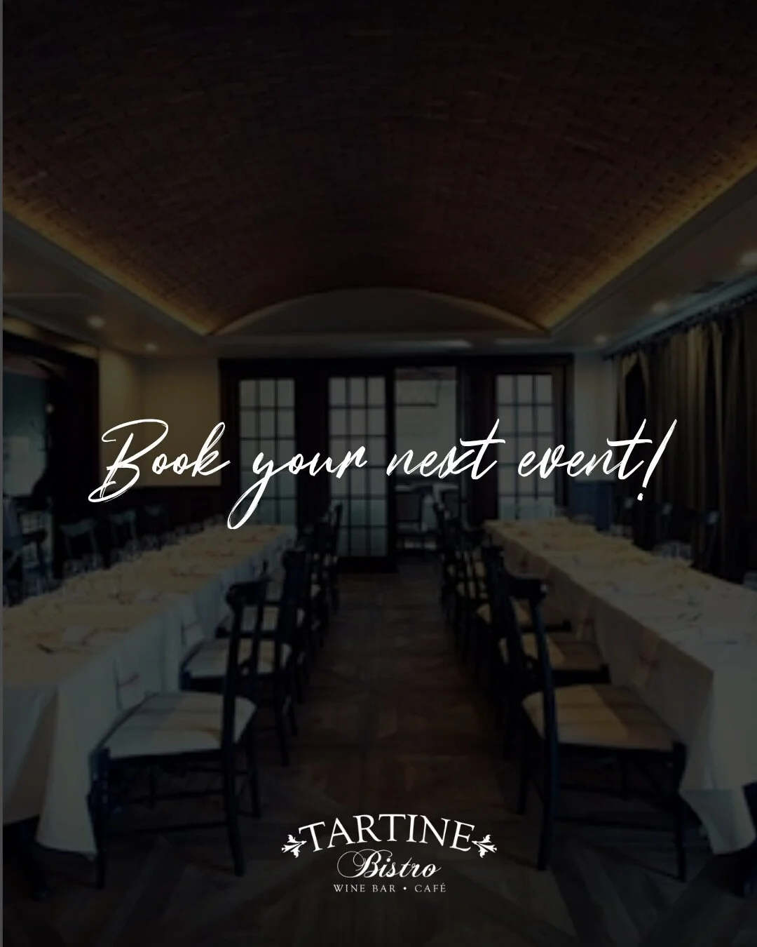 Tartine Bistro private dining 4