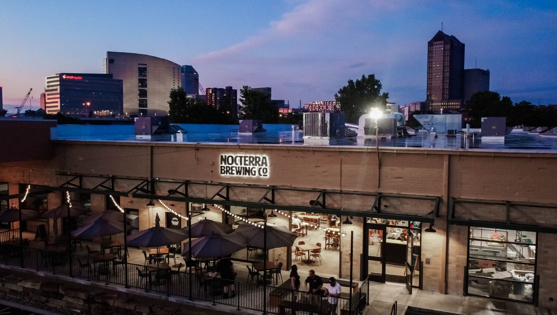Nocterra Brewing Co. private dining 2