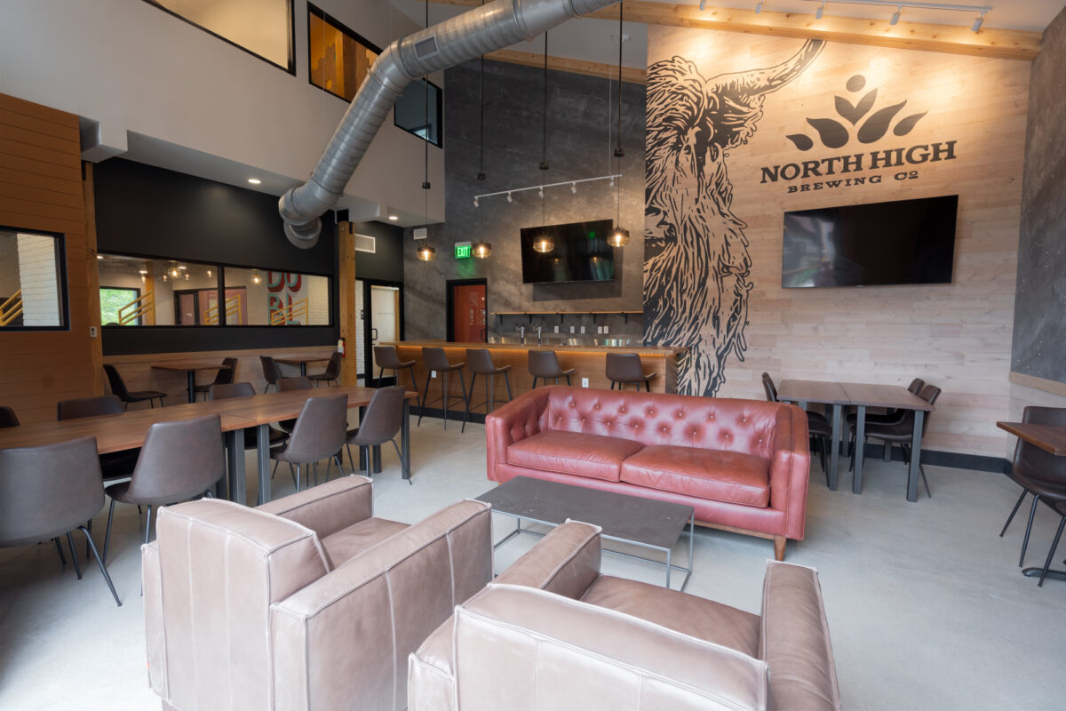 Black & Tan Room at North High Brewing