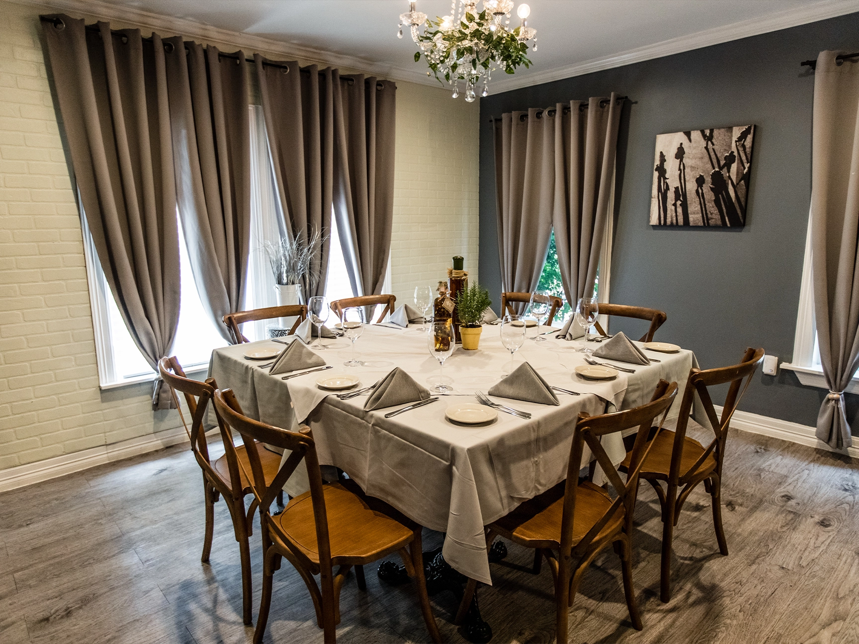 Partial dining room at Roma