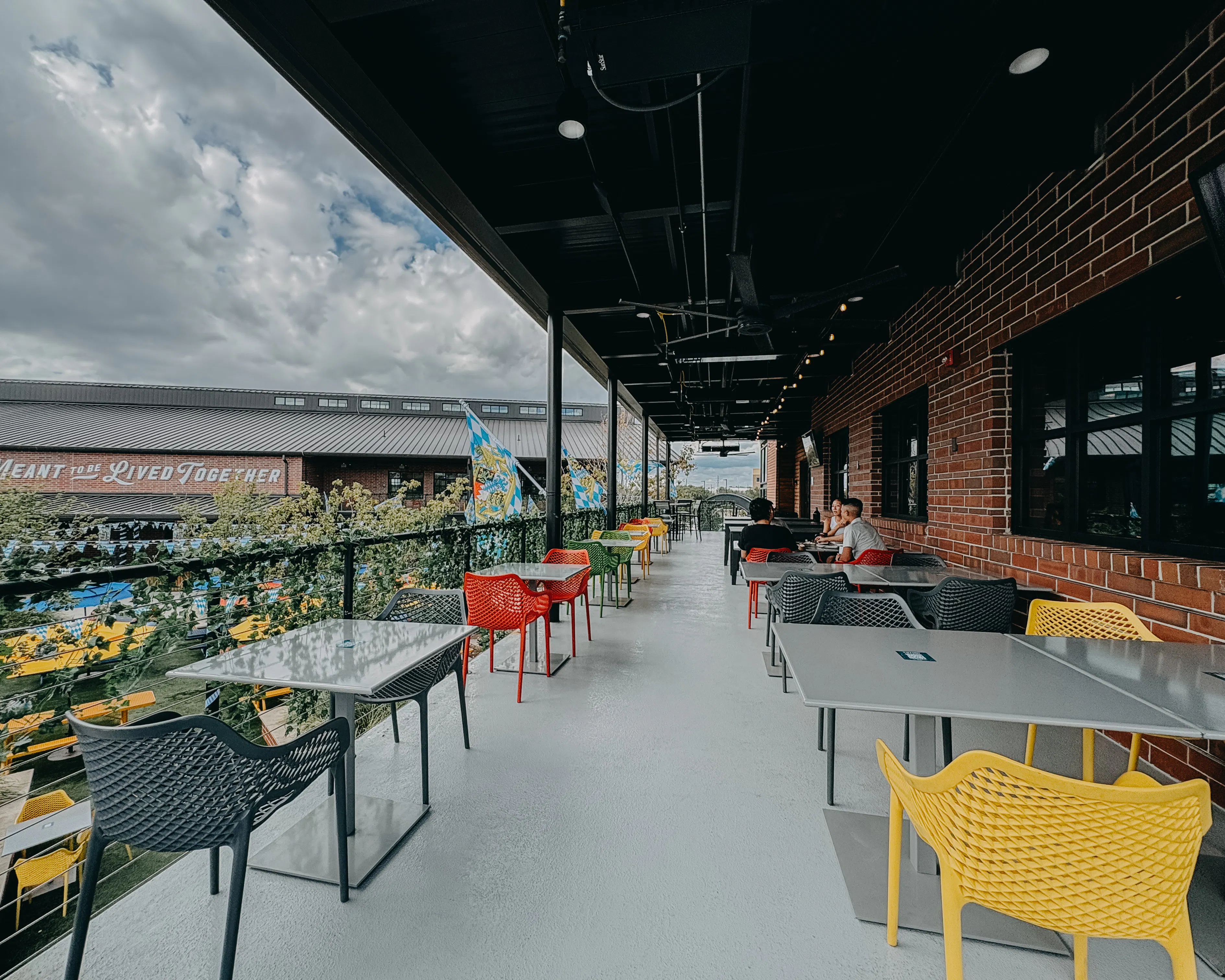 Upstairs Balcony at Talyard Brewing Co