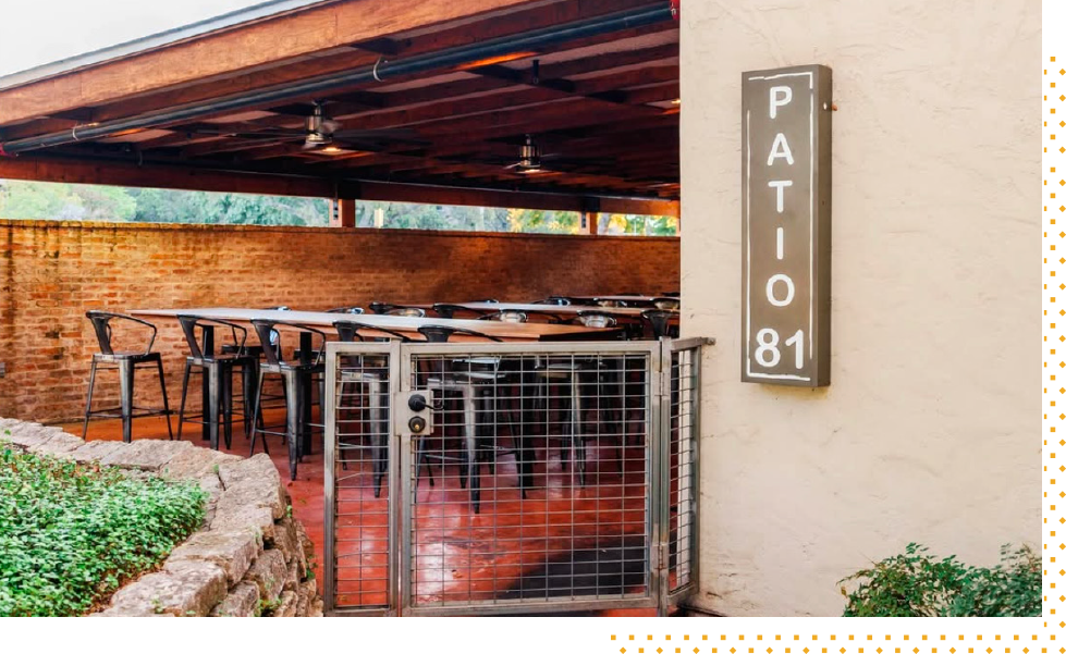 Patio 81 at Alamo Cafe