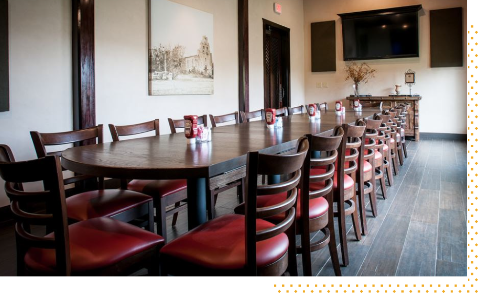 Mission Room at Alamo Cafe