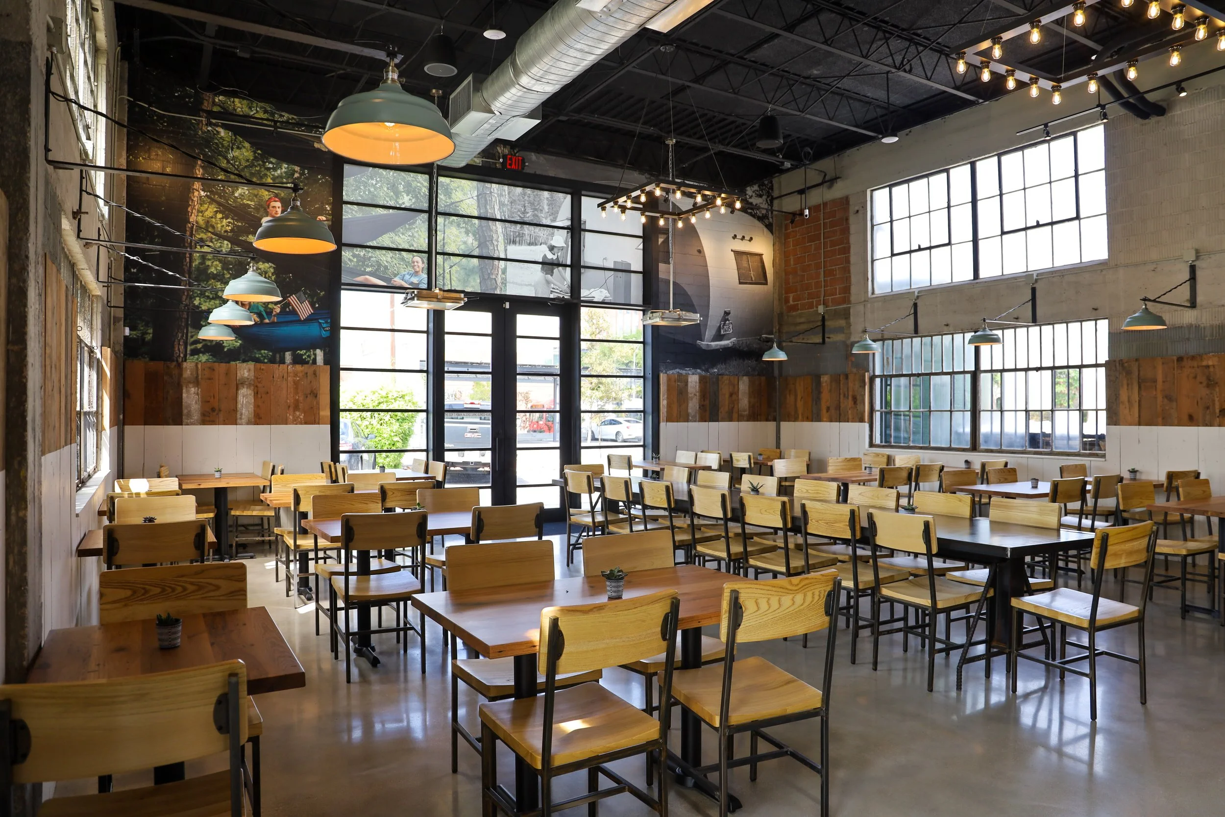 Indoor Dining Room at Camp Outpost