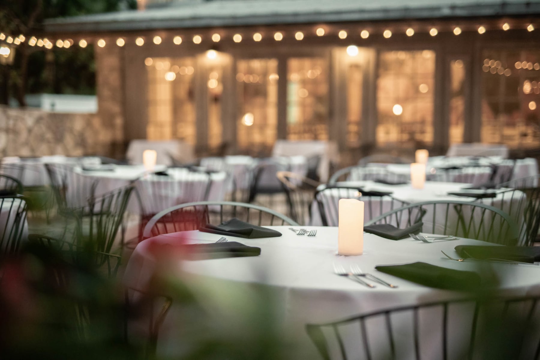 Private dining room at Grey Moss Inn