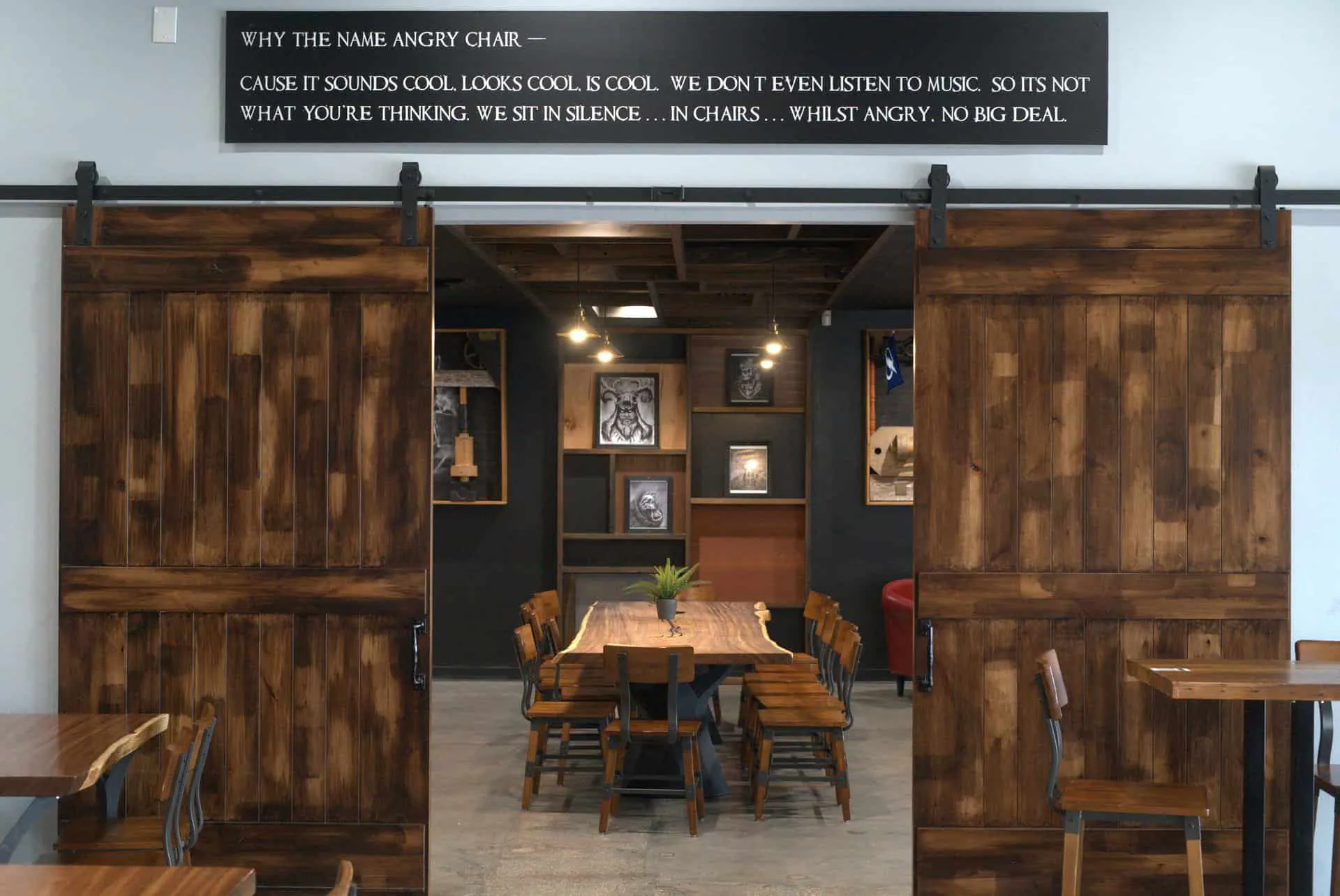 Private Event Room at Angry Chair Brewing