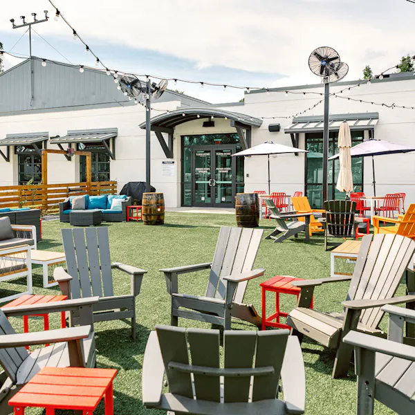 Beer Garden (back half) at Florida Avenue Brewing Co.