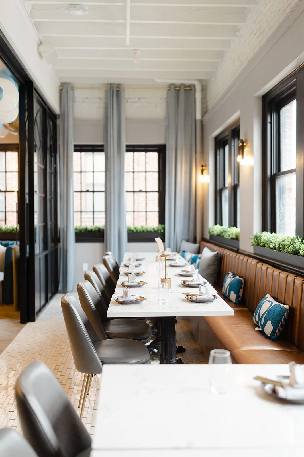 Upstairs Semi-Private Dining Room at The Blue Elephant