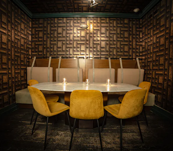Private Dining Room at The Franklin Mortgage & Investment Co.