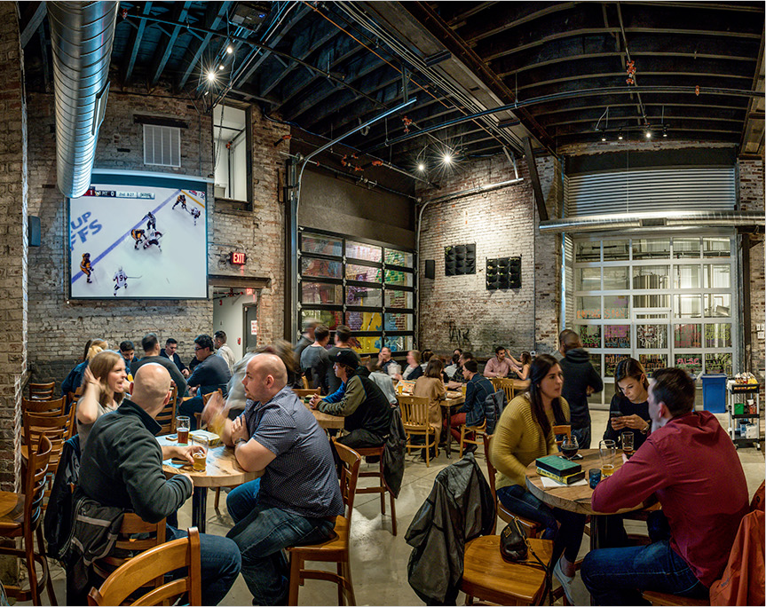 Evil Genius Beer Company private dining