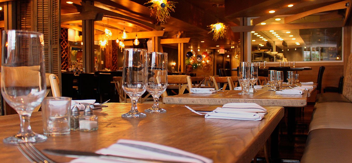 Dining room at Mosaic Restaurant Richmond